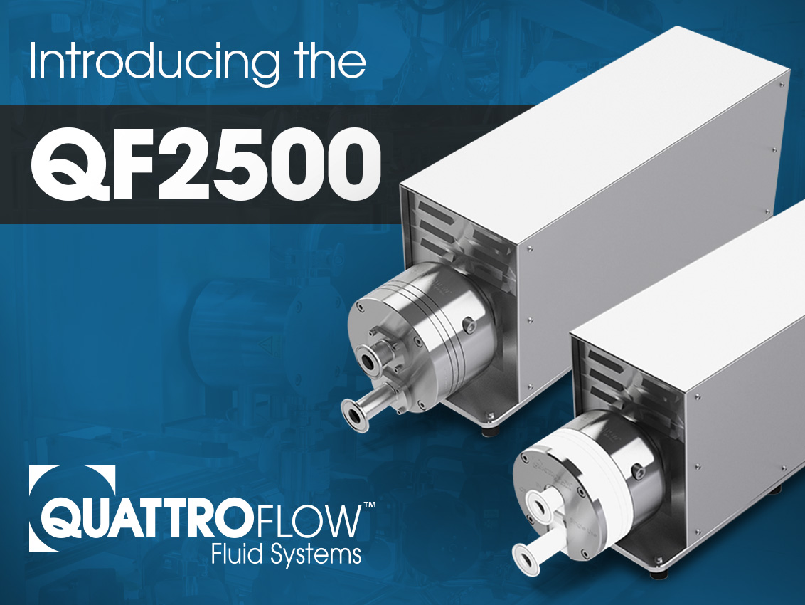 Quattroflow Introduces QF2500 Quaternary Diaphragm Pumps for Biopharmaceutical Processing